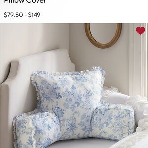 LoveShackFancy Blue and White Floral Pillows